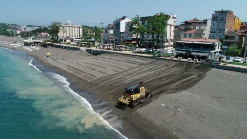 Karadeniz sahilleri sezona hazırlanıyor